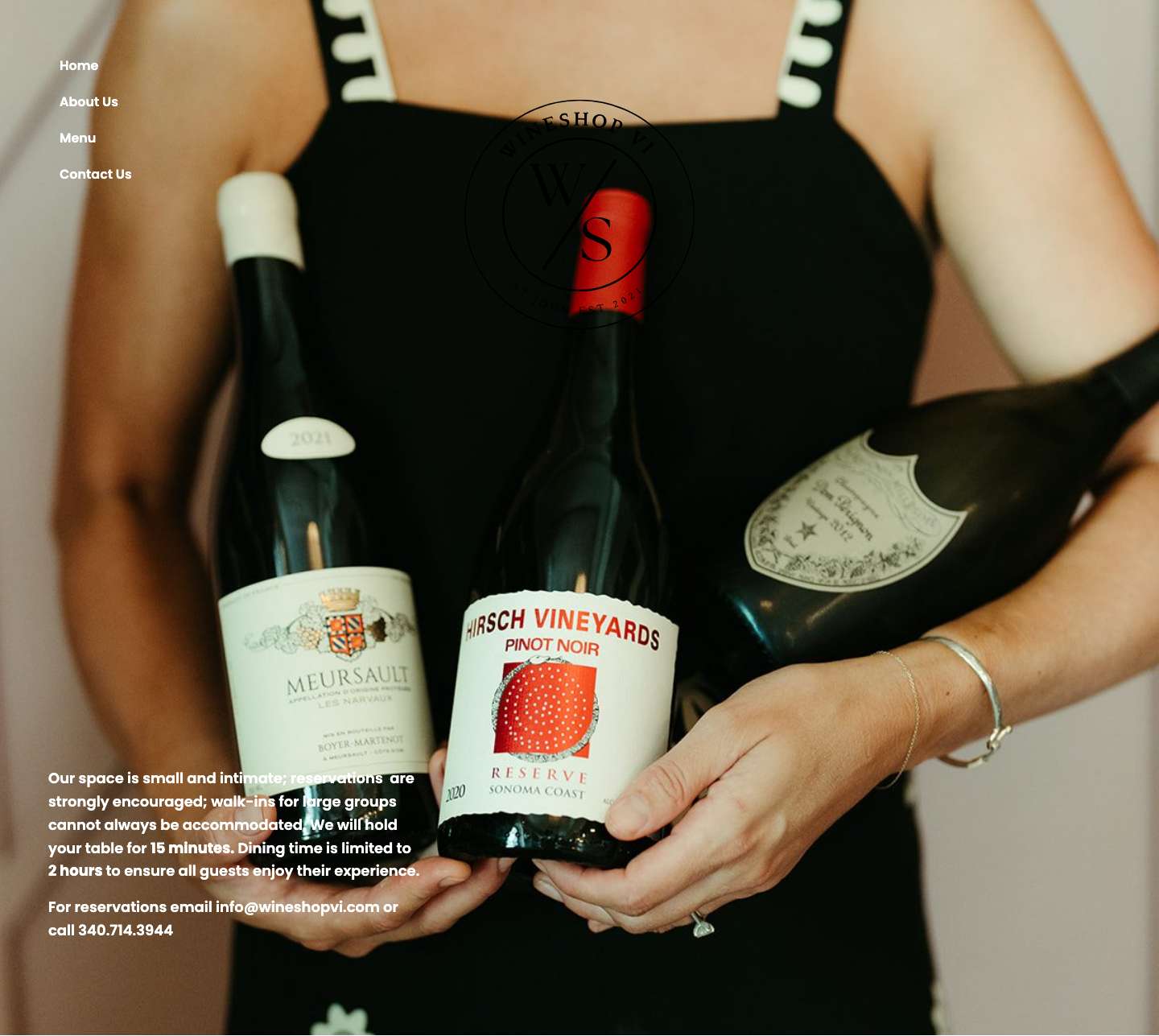 Wine & Cheese in St. John, Virgin Islands - Wine Shop - Full Screenshot