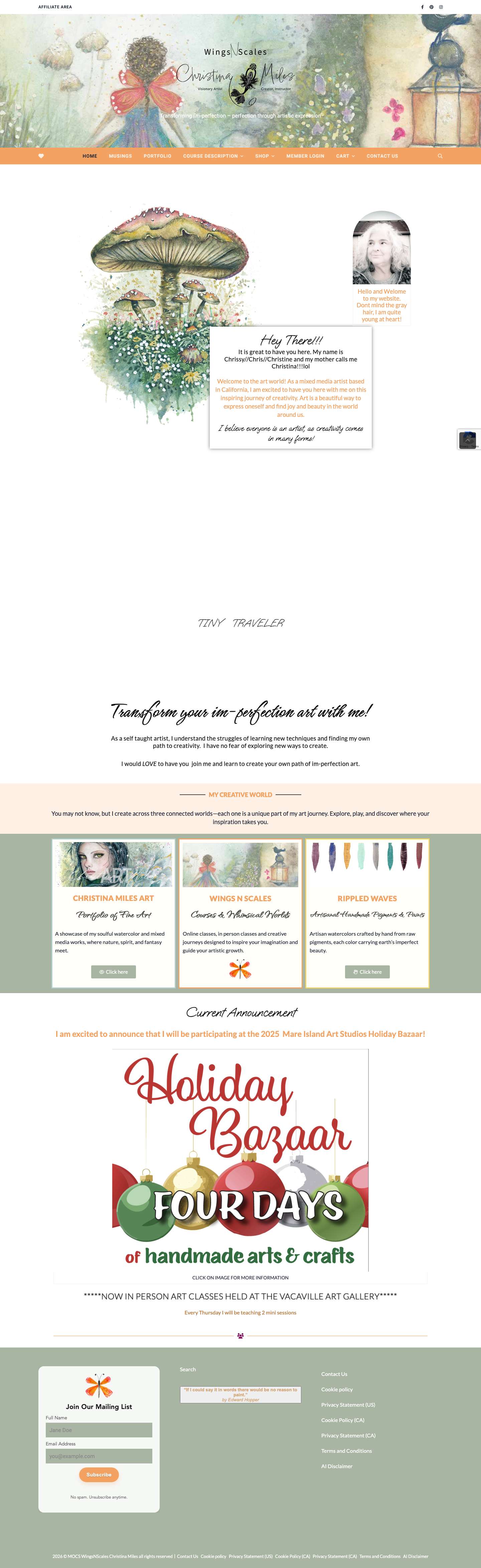 Home - WingsNScales - Full Screenshot