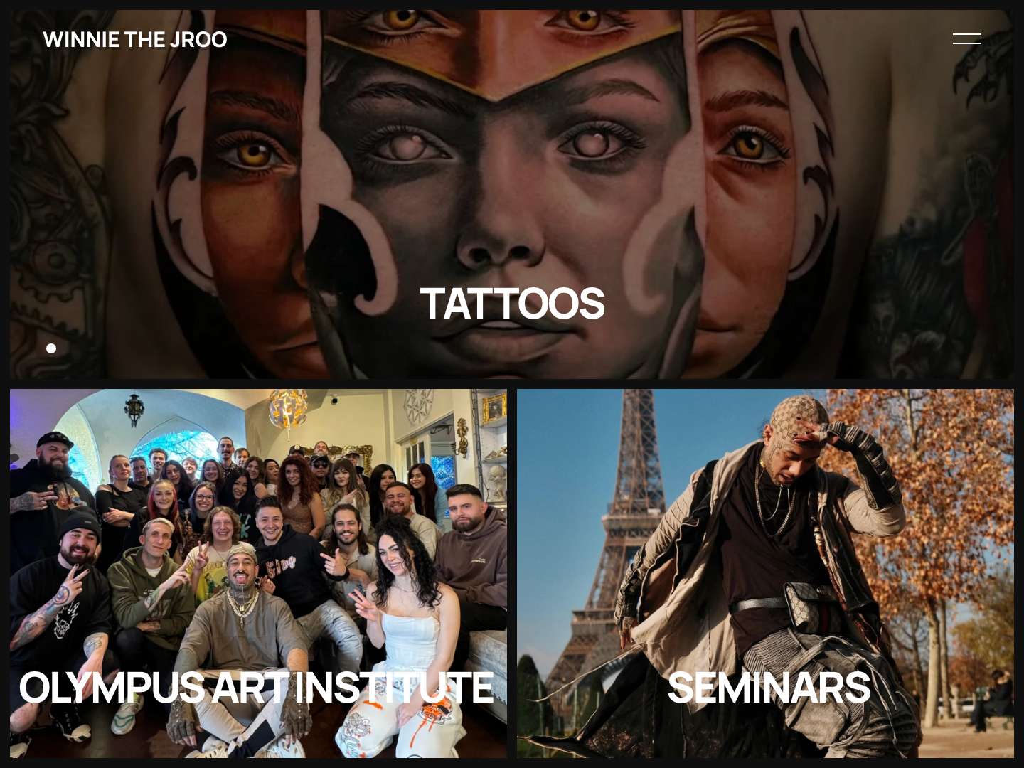 Winnie the Jroo | Tattoo Artist and Mentor - Full Screenshot