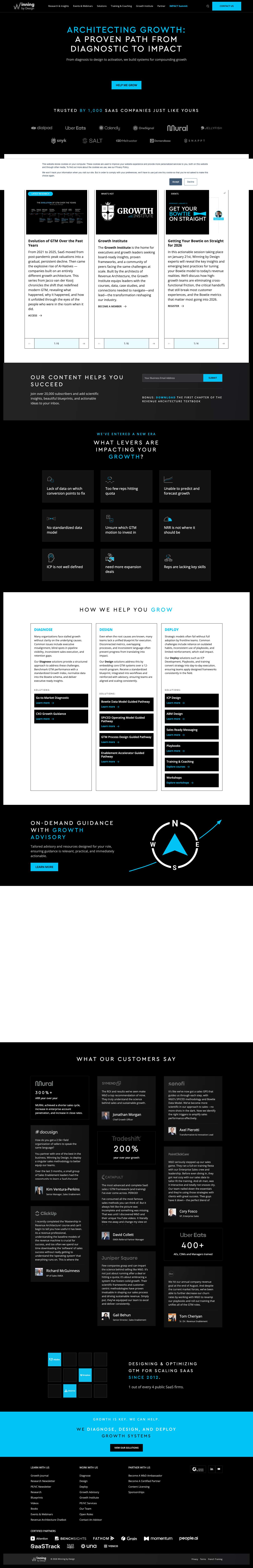 Winning by Design | Leaders in Driving Recurring Revenue Growth - Full Screenshot