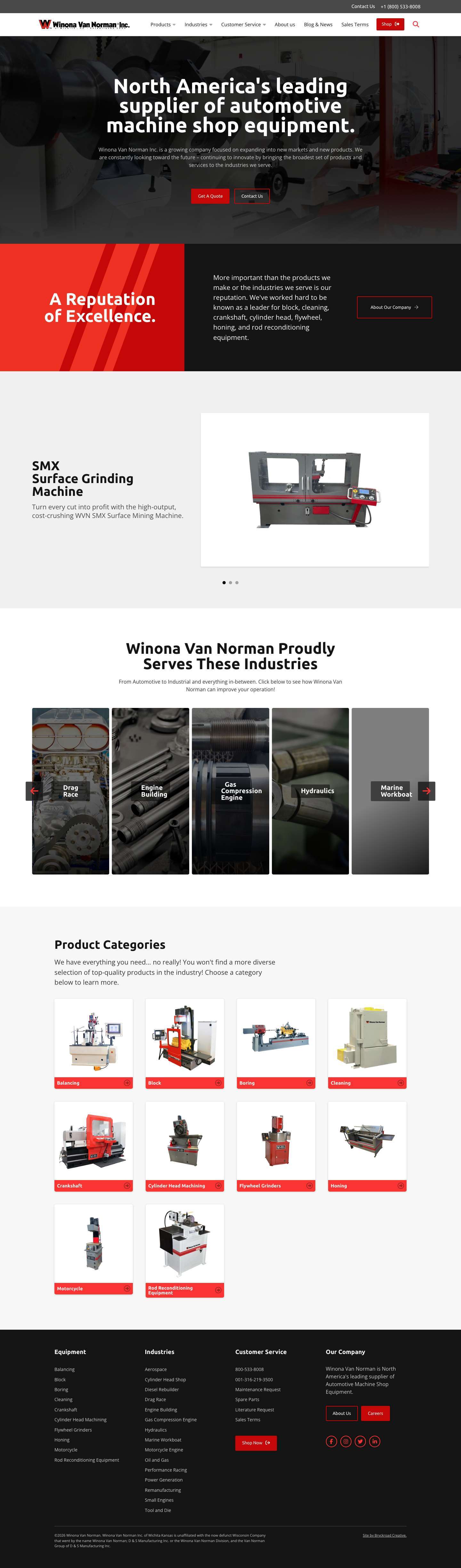 Home - Winona Van Norman - Full Screenshot