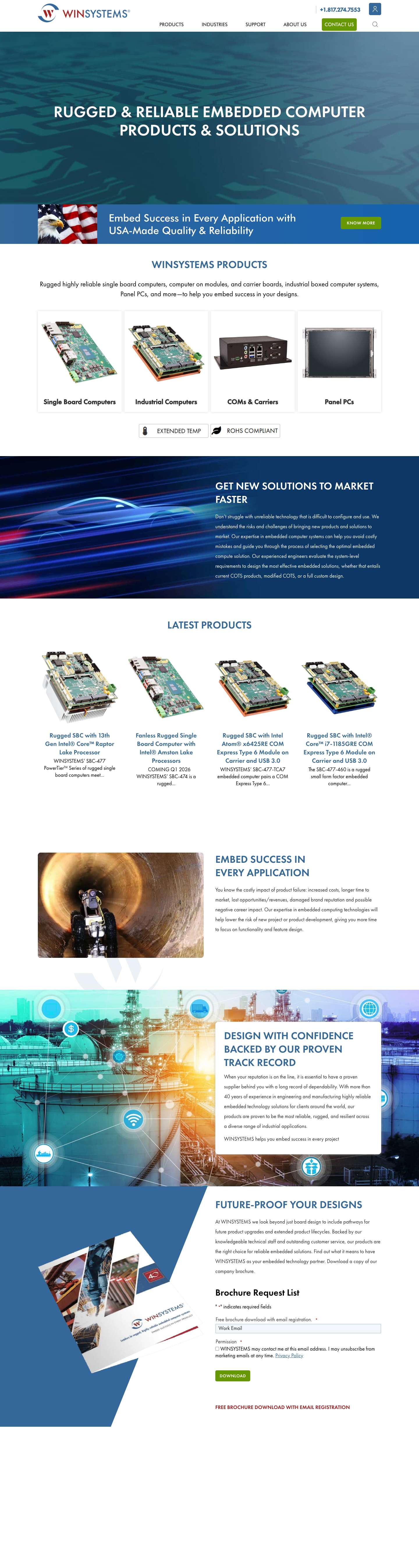Rugged, Embedded Computers & Computing Solutions to Enable Your Designs - Full Screenshot