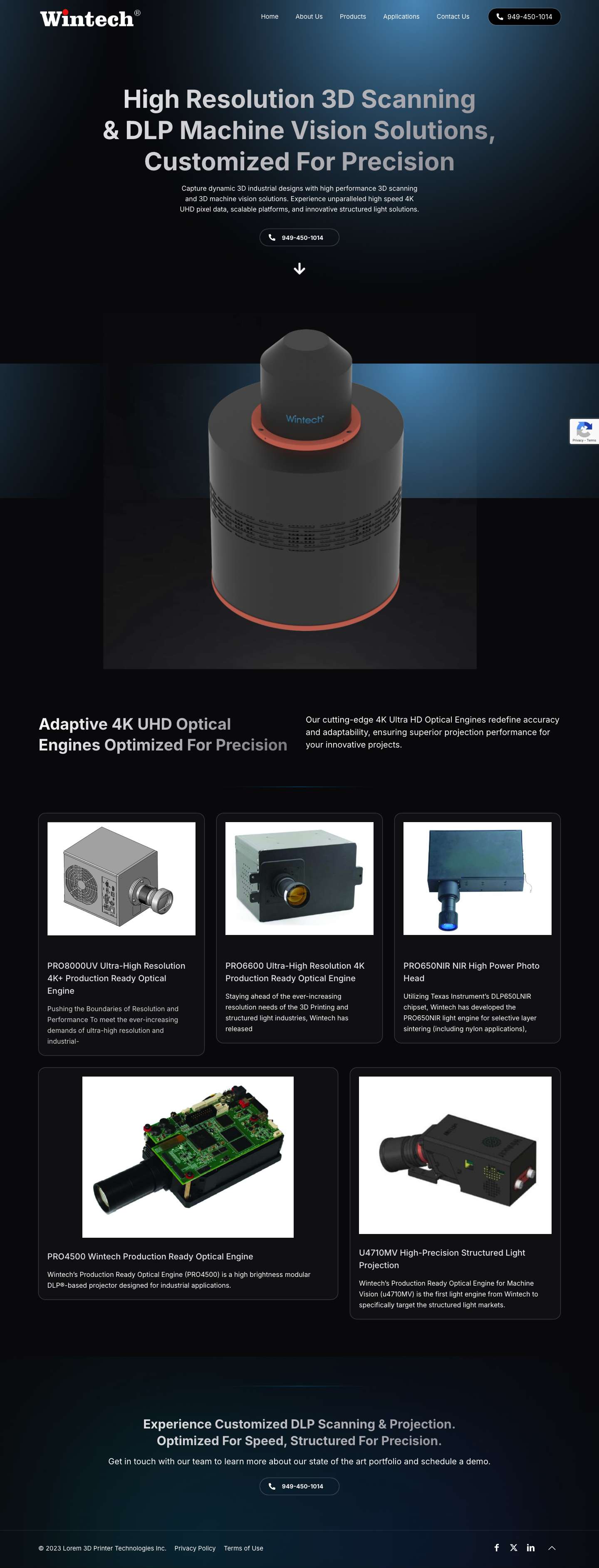 Home - Wintech Digital Systems Technology Corp. - Full Screenshot