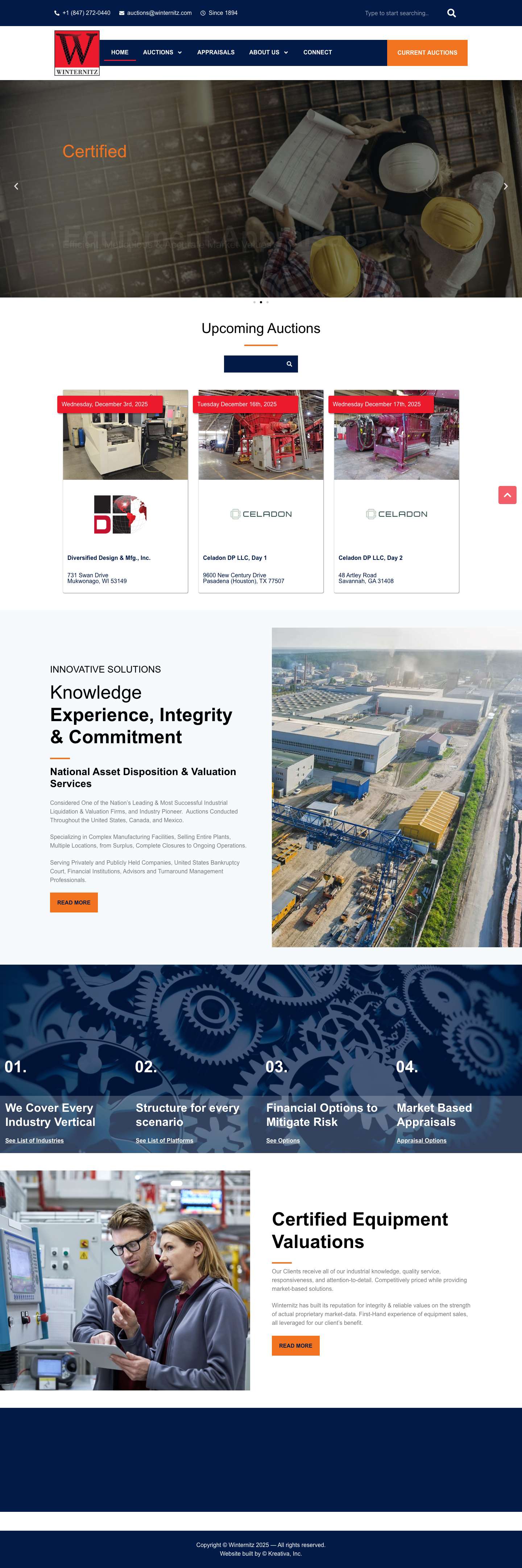 Home - Winternitz - Full Screenshot