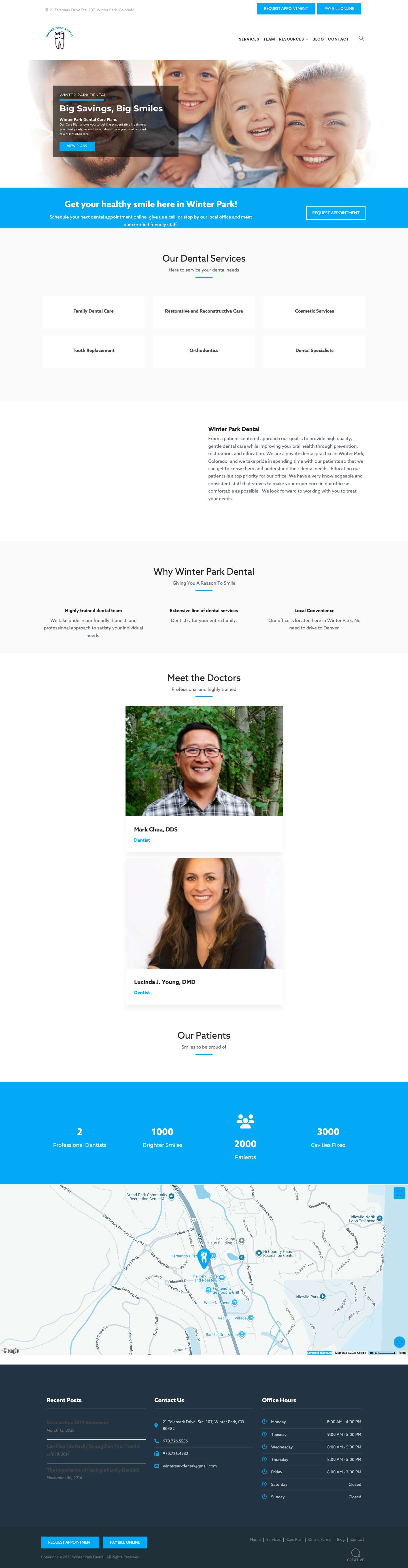 Winter Park Dental – Improving Oral Health in Grand County since 1997 - Full Screenshot