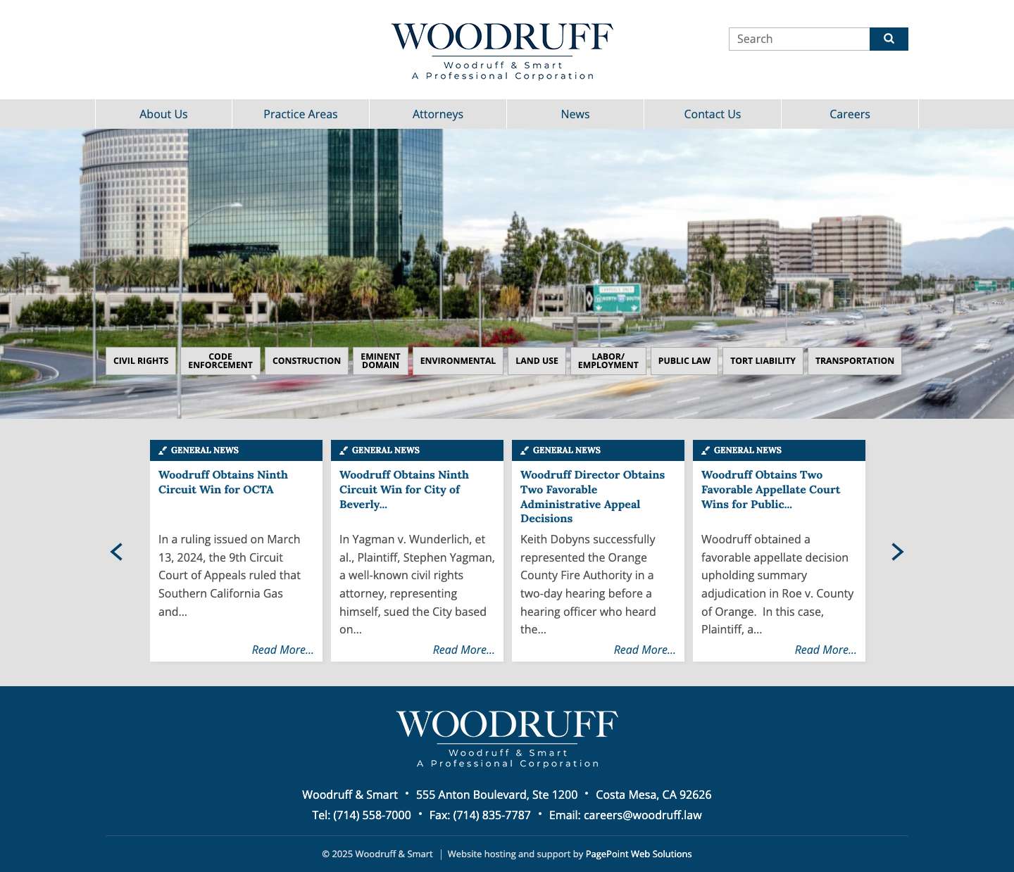 Home - Woodruff & Smart - Full Screenshot