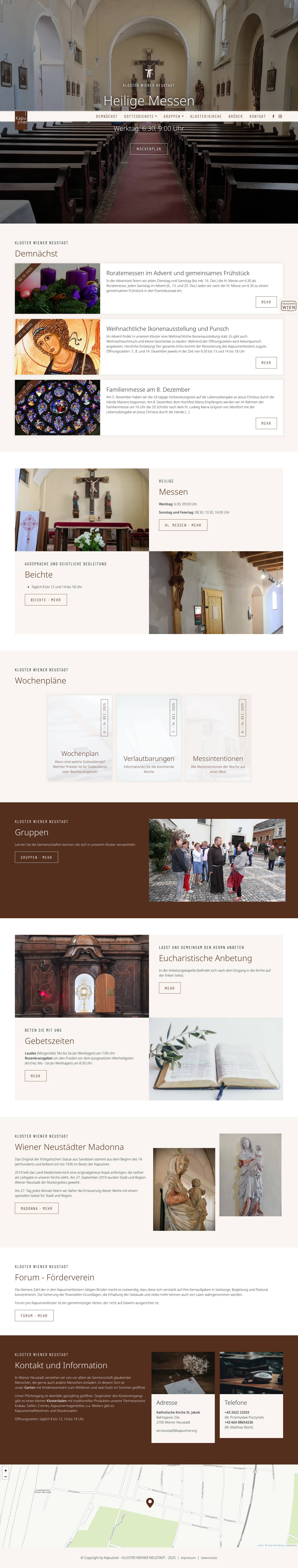 KLOSTER WIENER NEUSTADT - Full Screenshot