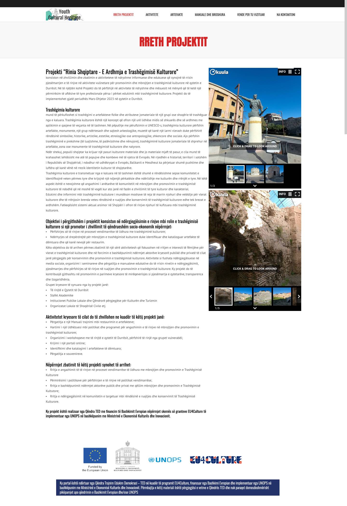 Youth Cultural Heritage - Full Screenshot