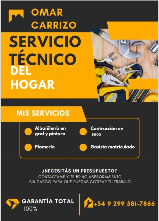Plomero,  gasista y