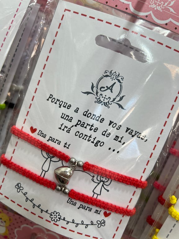 Pulseras imantadas para compartir