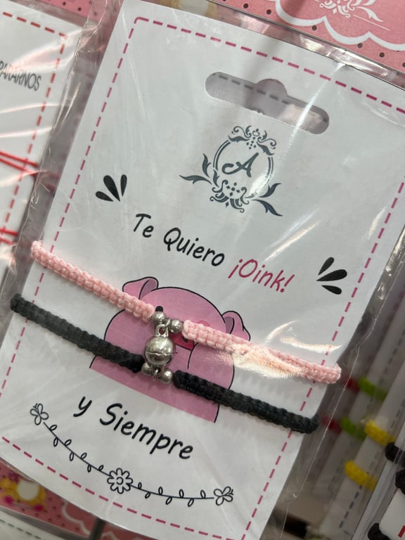 Pulseras imantadas para compartir