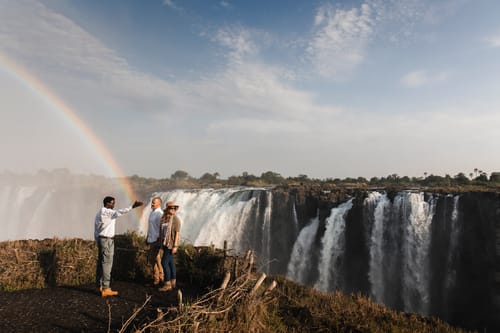 Victoria Falls Sunset