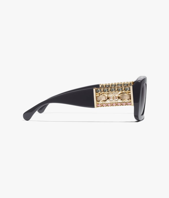 CHANEL Rectangle Sunglasses 3