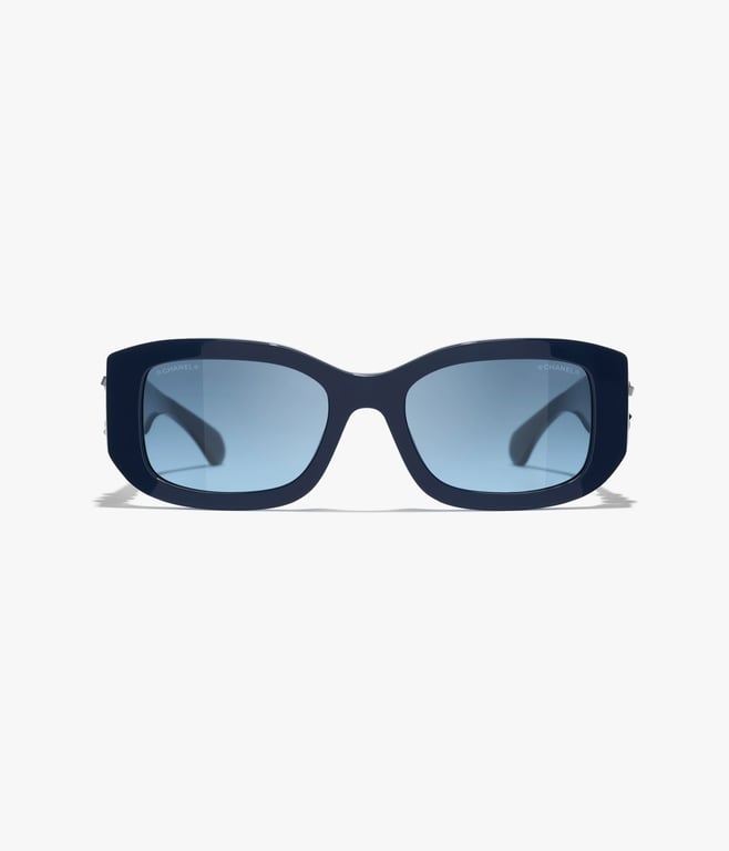 CHANEL Rectangle Sunglasses 2