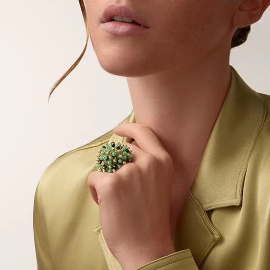 Cartier Libre Tuttitutti ring, chrysoprase 2