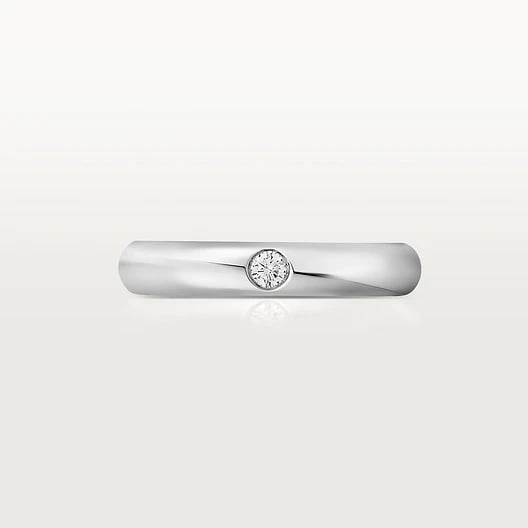 1895 wedding ring, width 3.5 mm, 1 diamond 5