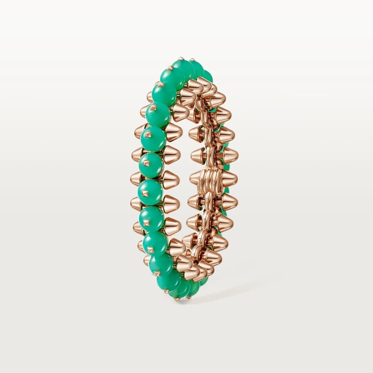 Clash de Cartier bracelet, chrysoprase, extra-large model 2