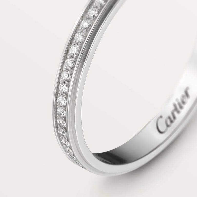Cartier d'Amour wedding ring, width 2.3 mm, paved 4