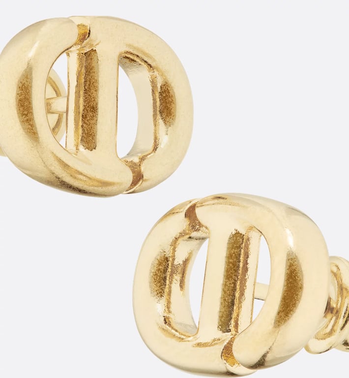 CD Navy Stud Earrings 5