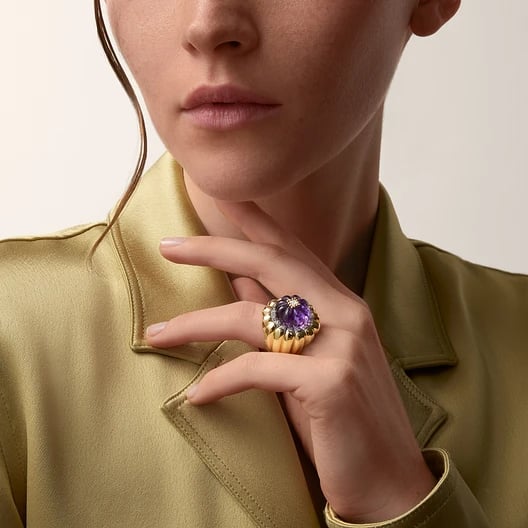 Cartier Libre Tuttitutti ring, amethyst, diamonds 2