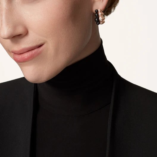 Clash de Cartier hoop earrings, onyx, extra-large model, diamonds 2