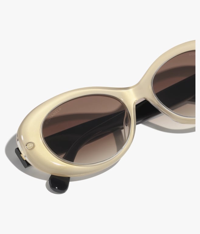 CHANEL Oval Sunglasses