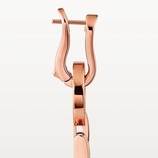 Agrafe earrings, paved 3