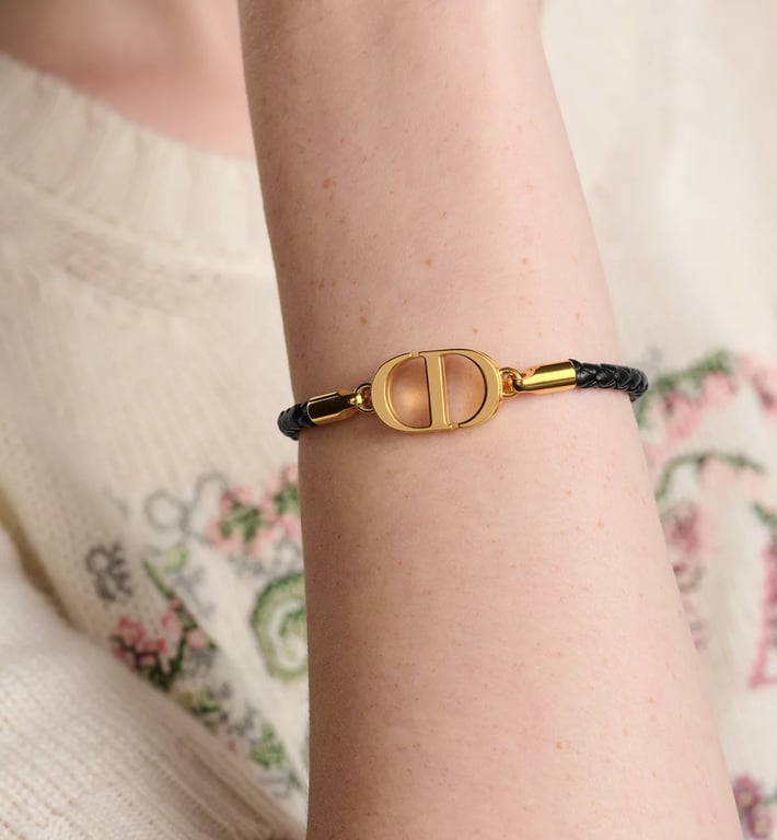 DIOR 30 Montaigne Leather Bracelet