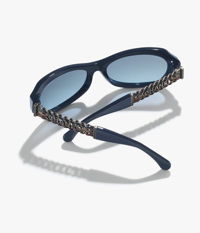 CHANEL Rectangle Sunglasses 4
