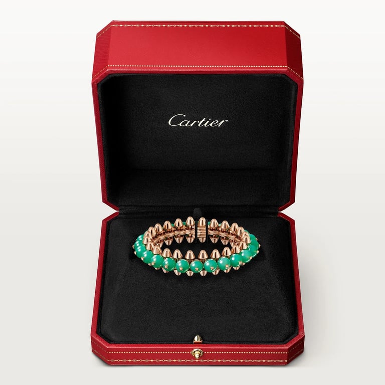 Clash de Cartier bracelet, chrysoprase, extra-large model 7