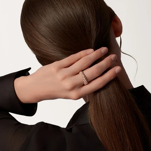 Clash de Cartier ring, small model, paved 4