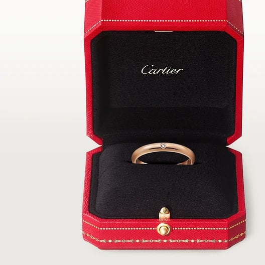 1895 wedding ring, width 2.6 mm, 1 diamond 5