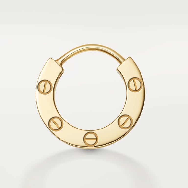 LOVE SINGLE HOOP EARRING ゴールド CARTIER LOVE single earring
