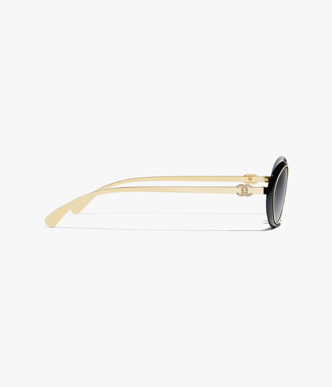 CHANEL Oval Sunglasses 3