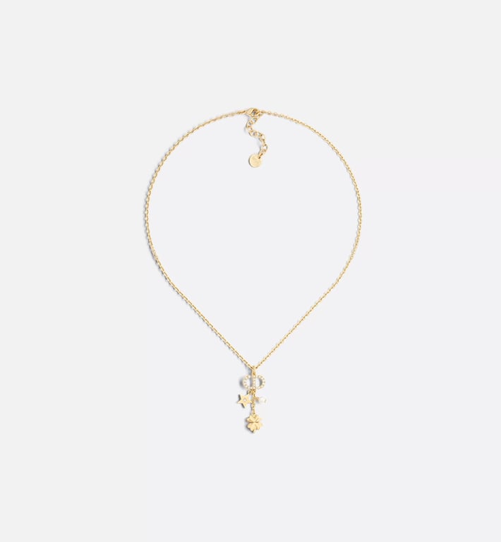 DIOR Petit CD Lucky Charms Necklace