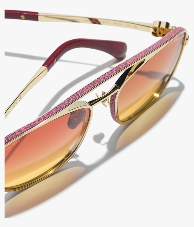 CHANEL Pilot Sunglasses 4