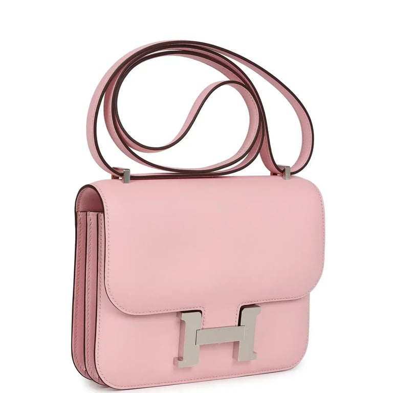 Hermès Hermès Constance 18 Rose Sakura Swift Palladium Hardware