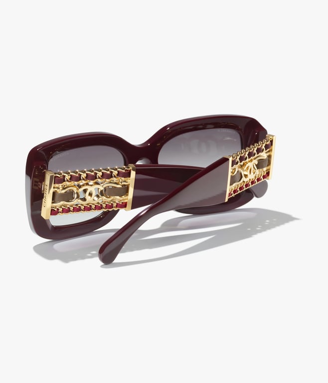 CHANEL Rectangle Sunglasses 4
