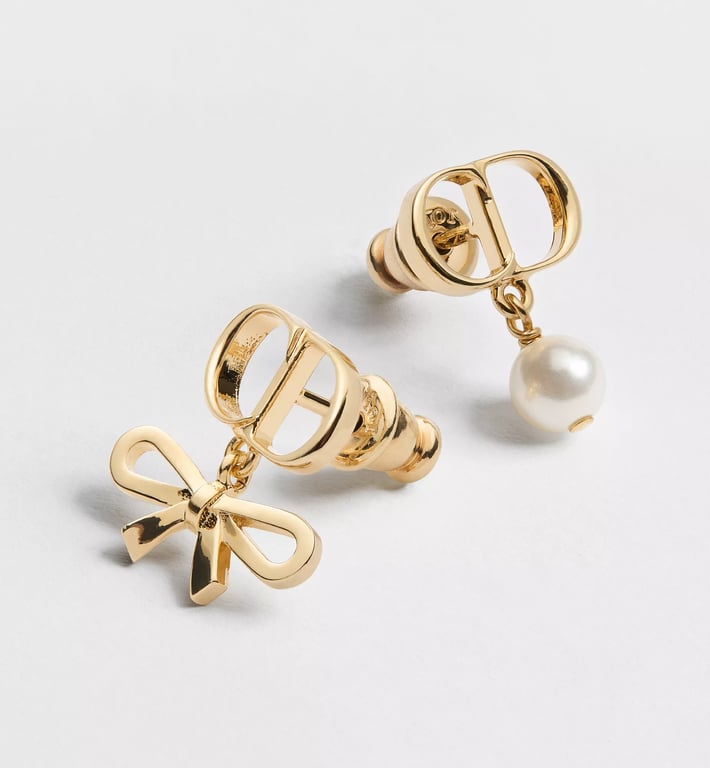 DIOR CD Mini Bow Earrings