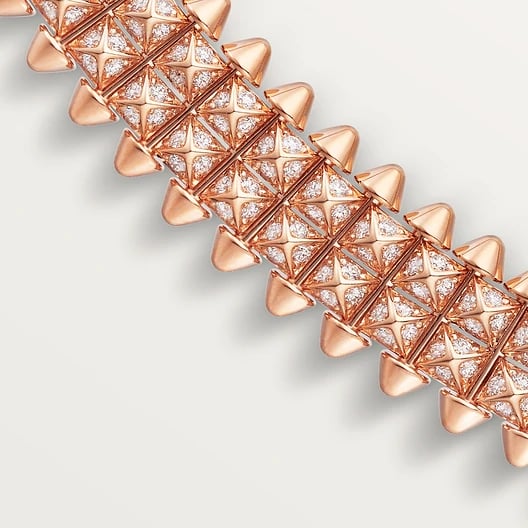 Clash de Cartier necklace, flexible, double, paved 2
