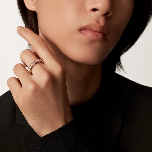 Clash de Cartier ring, small model, paved 3