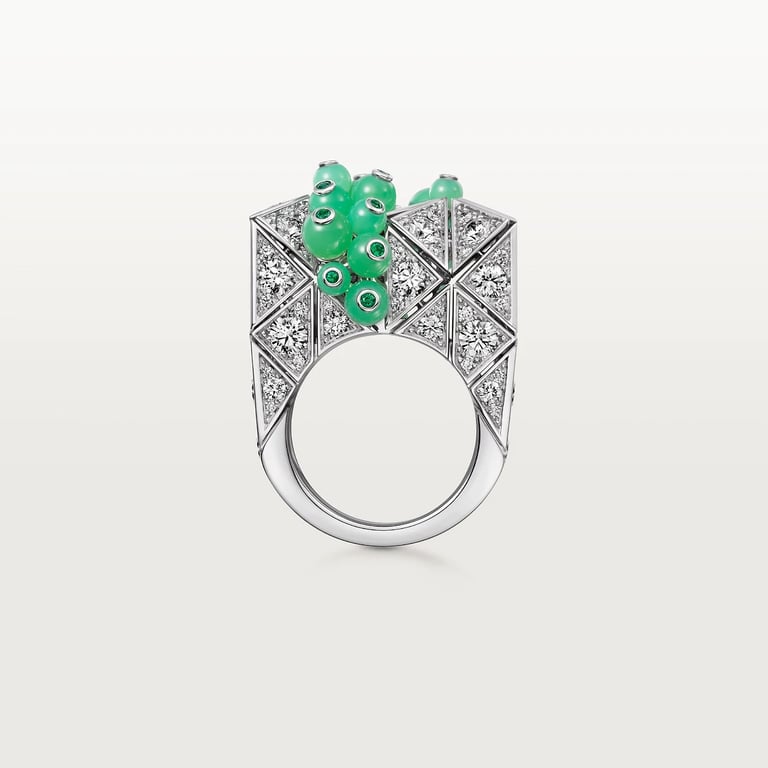 Cartier Libre Tuttitutti ring, chrysoprase 4
