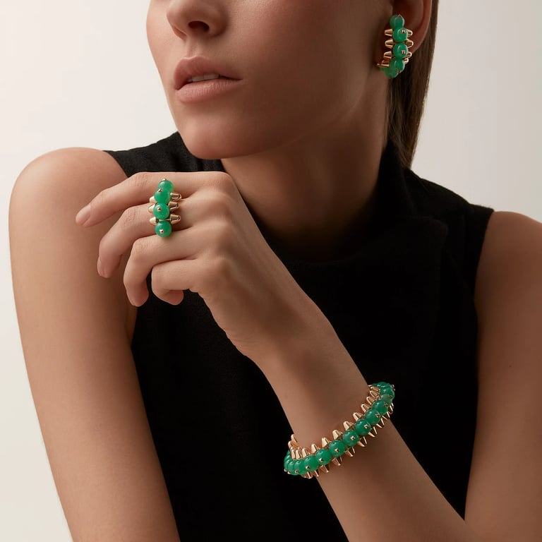 Clash de Cartier bracelet, chrysoprase, extra-large model 3
