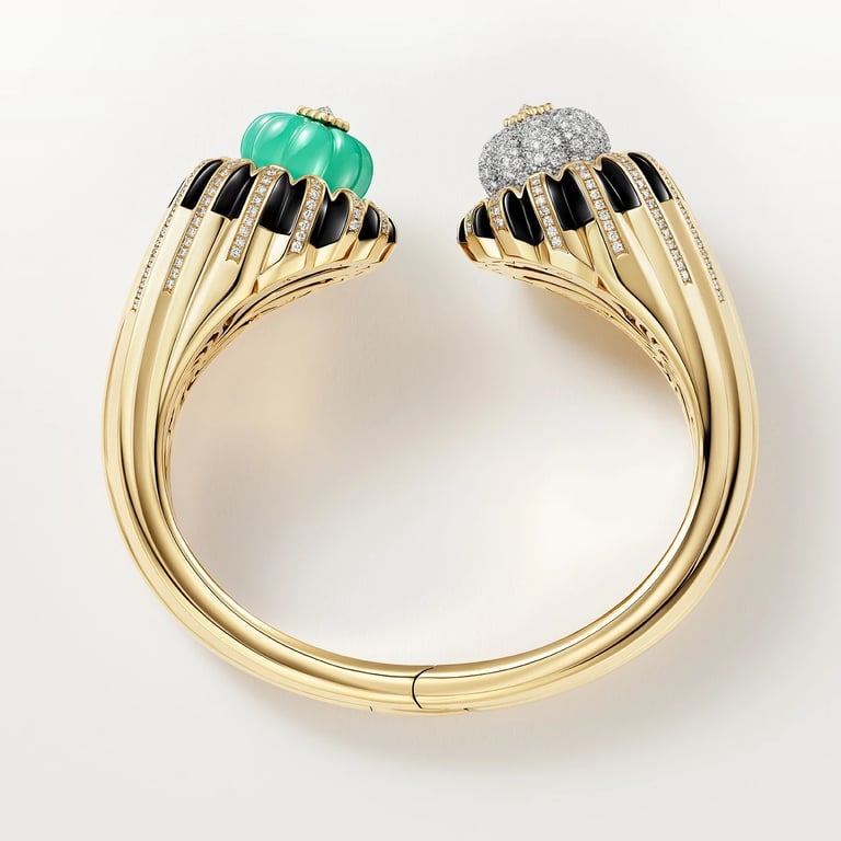 Cartier Libre Tuttitutti bracelet, chrysoprase, diamonds 5