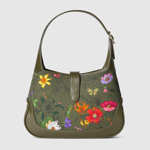 GUCCI 花柄 ハンド&ショルダーバッグ GUCCI Gucci Jackie 1961 embroidered medium bag