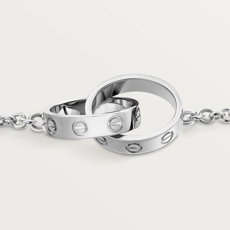 CARTIER LOVE bracelet, on chain