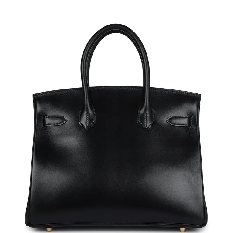 Hermès Hermès Birkin 30 Black Box Gold Hardware