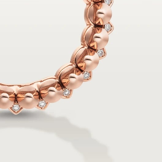 Clash de Cartier ring, double, paved 6
