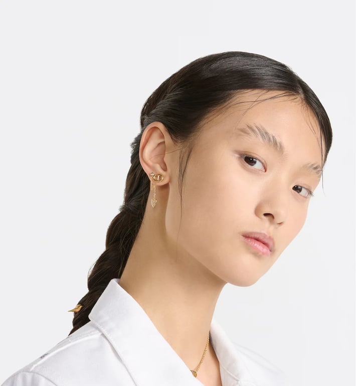 CD Navy Earrings 2
