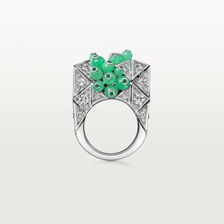 Cartier Libre Tuttitutti ring, chrysoprase 3
